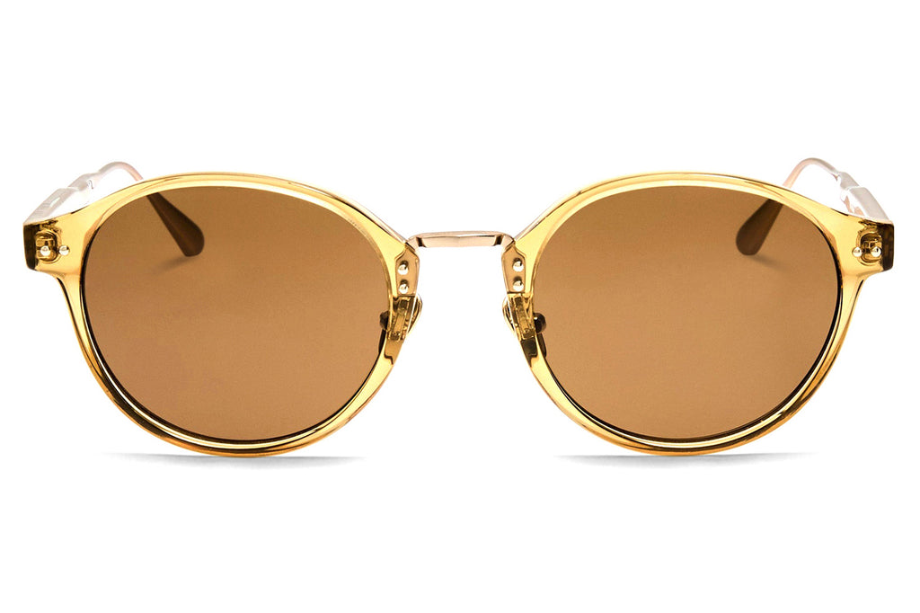 Linda Farrow - Marco Sunglasses Khaki/Light Gold (C8)