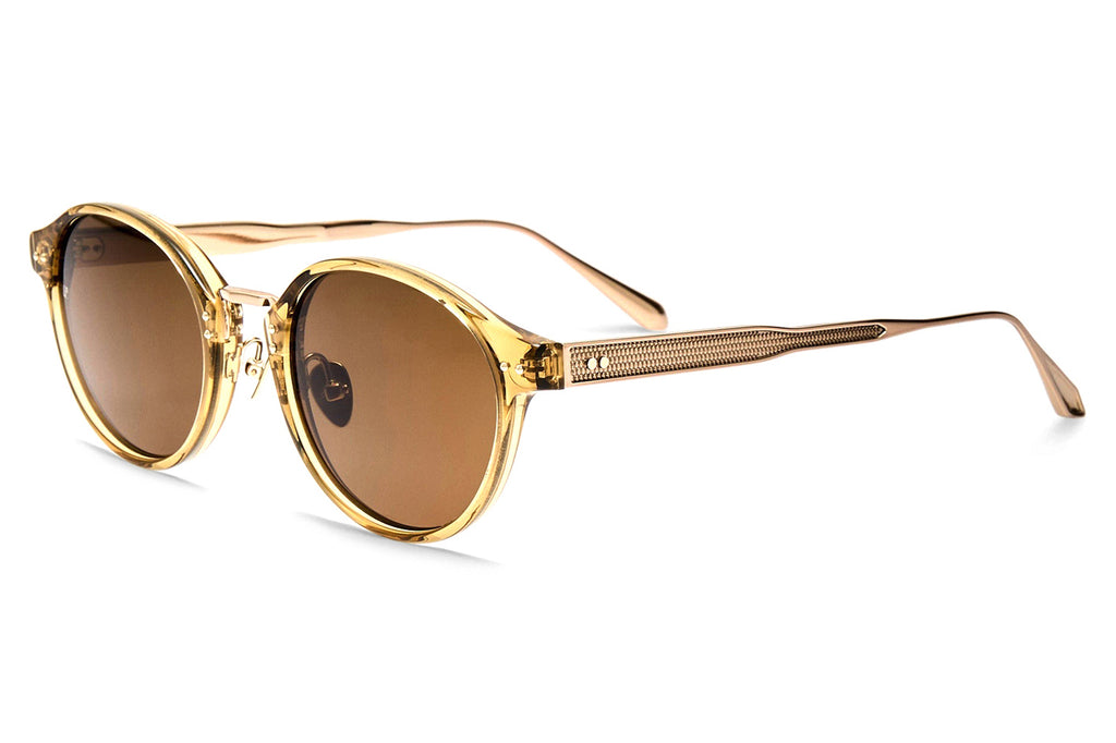 Linda Farrow - Marco Sunglasses Khaki/Light Gold (C8)