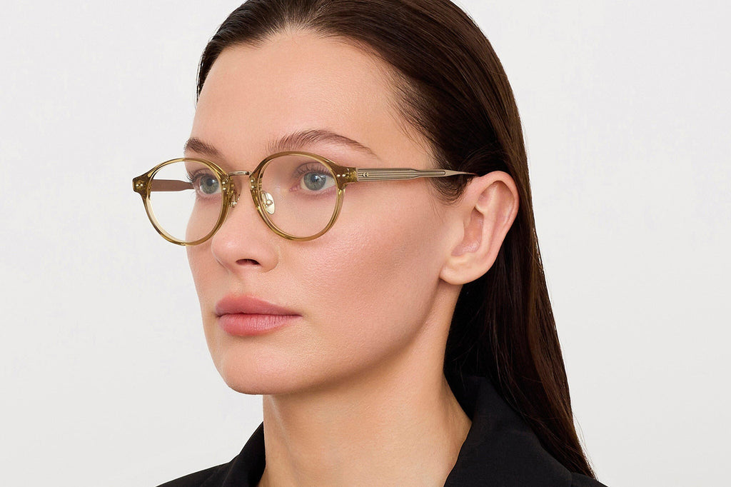 Linda Farrow - Marco Eyeglasses Khaki/Light Gold (C9)