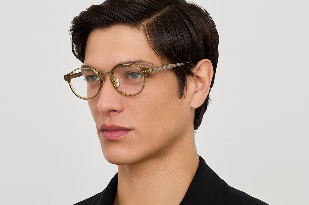 Linda Farrow - Marco Eyeglasses Khaki/Light Gold (C9)