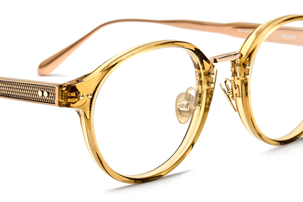 Linda Farrow - Marco Eyeglasses Khaki/Light Gold (C9)
