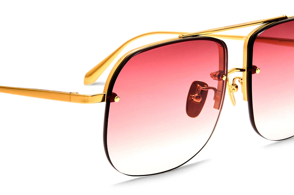 Linda Farrow - Seren Sunglasses Yellow Gold (C6)