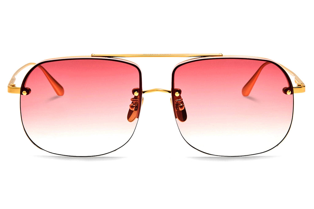 Linda Farrow - Seren Sunglasses Yellow Gold (C6)