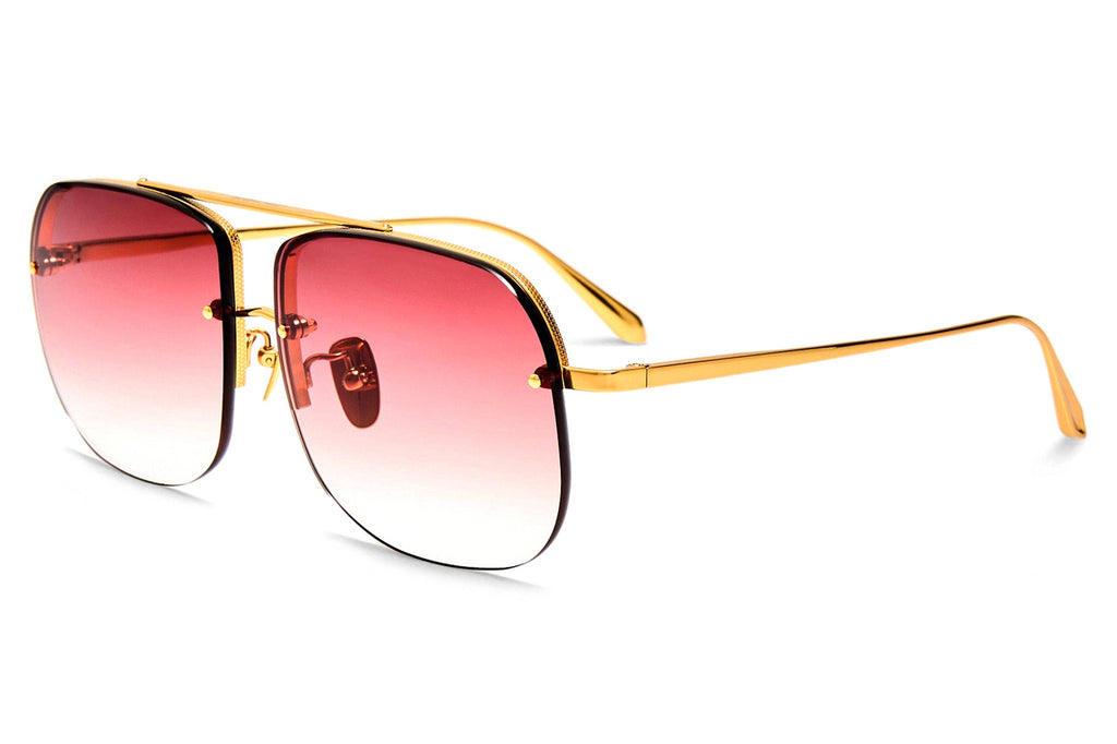 Linda Farrow - Seren Sunglasses Yellow Gold (C6)