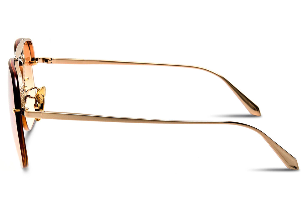 Linda Farrow - Seren Sunglasses Light Gold (C7)