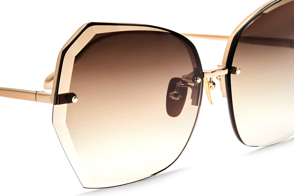 Linda Farrow - Lila Sunglasses Light Gold (C1)