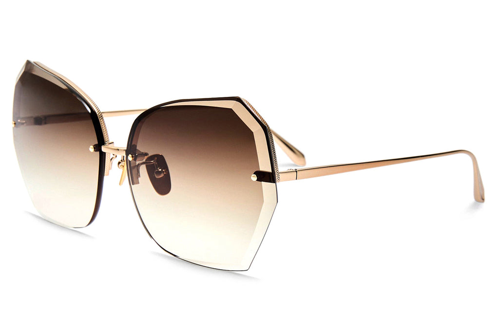 Linda Farrow - Lila Sunglasses Light Gold (C1)
