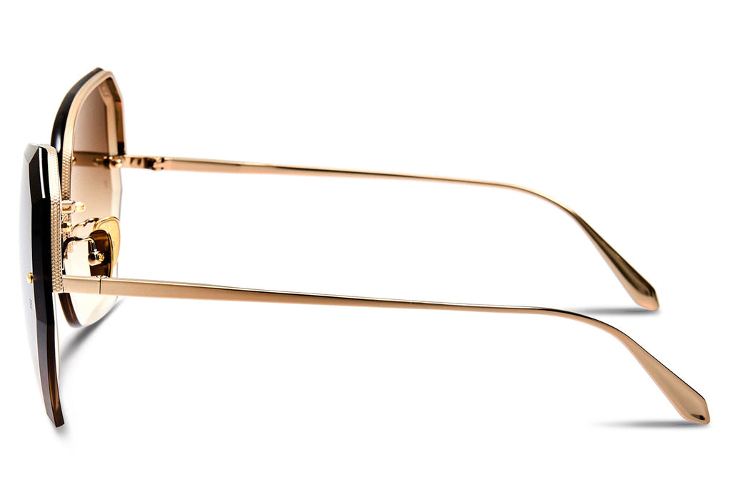 Linda Farrow - Lila Sunglasses Light Gold (C1)