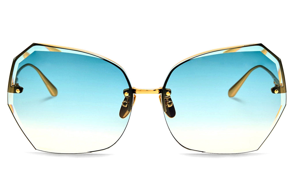 Linda Farrow - Lila Sunglasses Yellow Gold (C2)