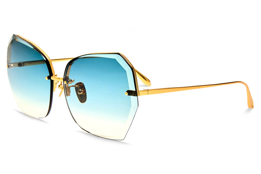 Linda Farrow - Lila Sunglasses Yellow Gold (C2)