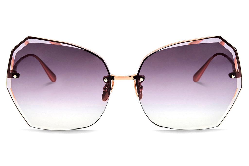 Linda Farrow - Lila Sunglasses Rose Gold (C3)