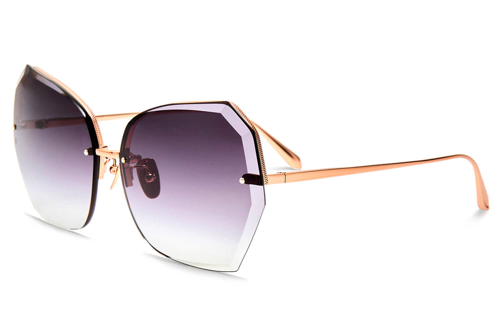 Linda Farrow - Lila Sunglasses Rose Gold (C3)
