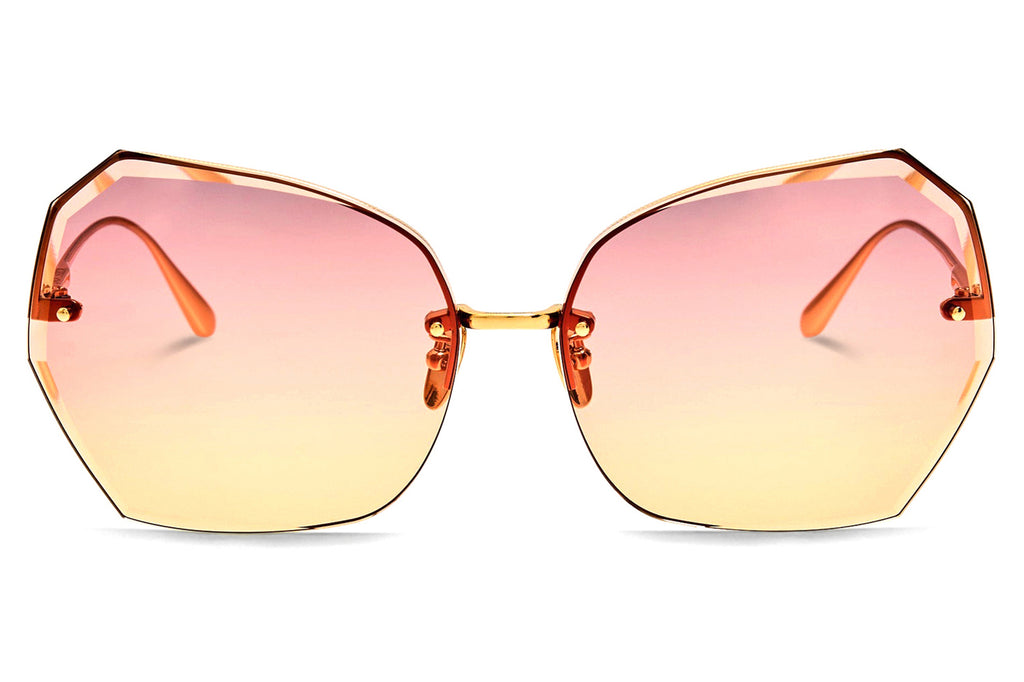 Linda Farrow - Lila Sunglasses Yellow Gold (C4)