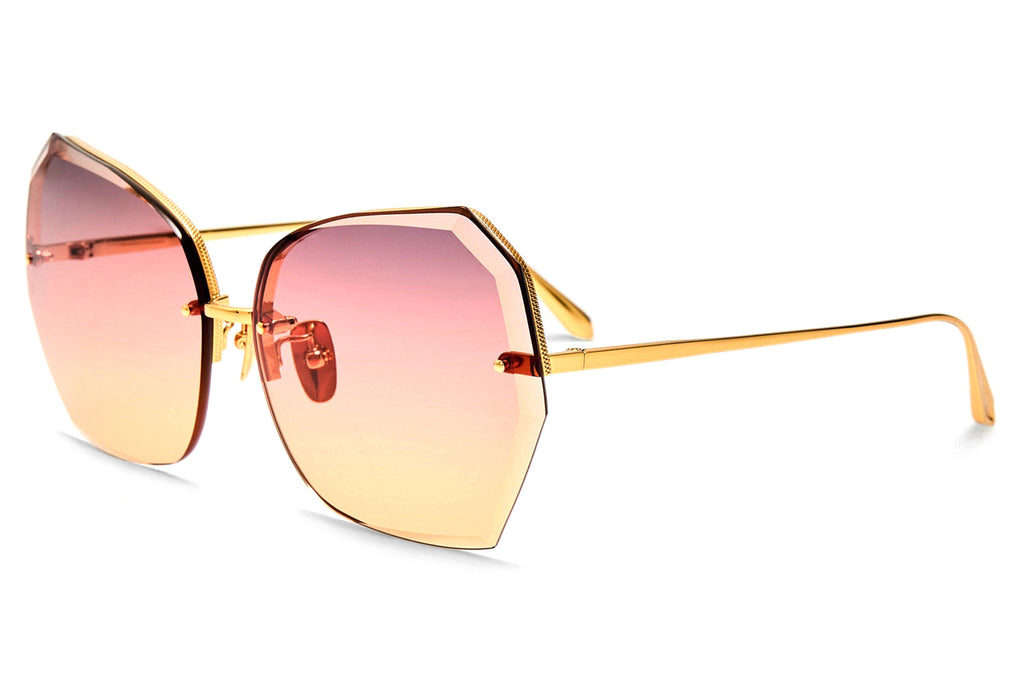 Linda Farrow - Lila Sunglasses Yellow Gold (C4)