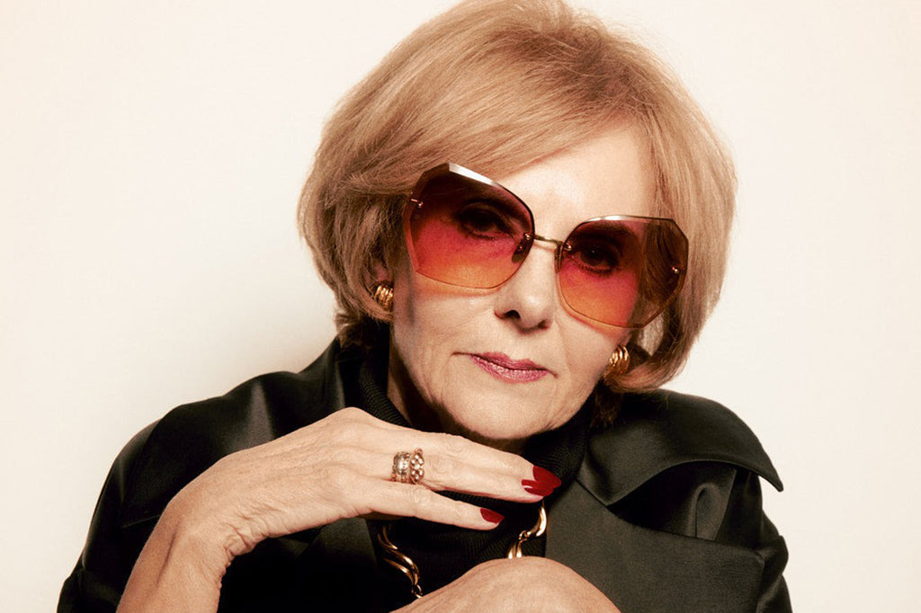 Linda Farrow - Lila Sunglasses Yellow Gold (C4)