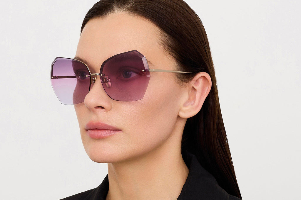 Linda Farrow - Lila Sunglasses Light Gold (C5)
