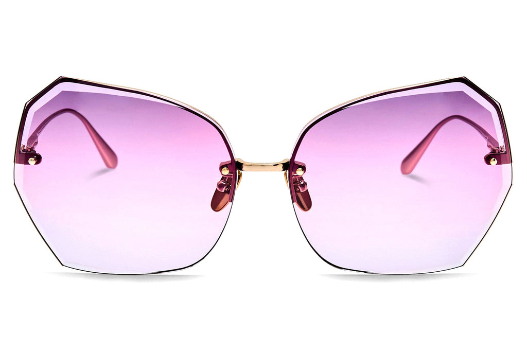 Linda Farrow - Lila Sunglasses Light Gold (C5)