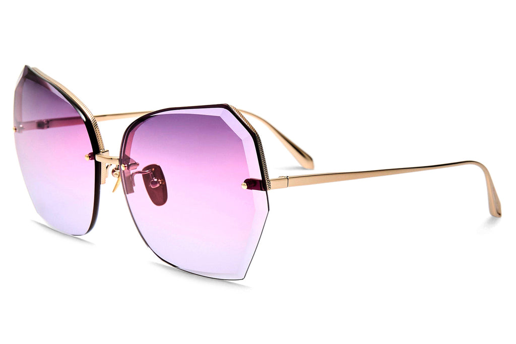 Linda Farrow - Lila Sunglasses Light Gold (C5)