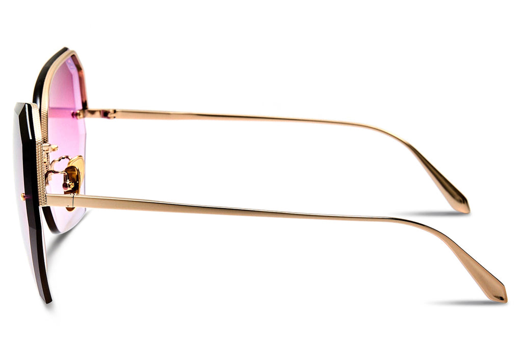 Linda Farrow - Lila Sunglasses Light Gold (C5)