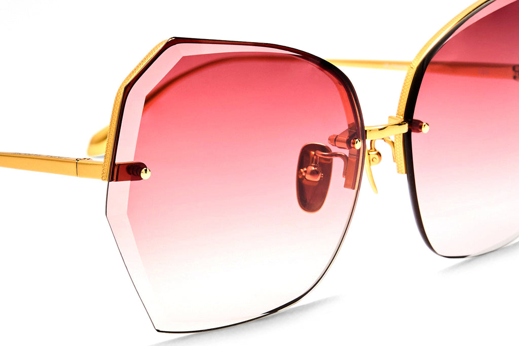 Linda Farrow - Lila Sunglasses Yellow Gold (C6)
