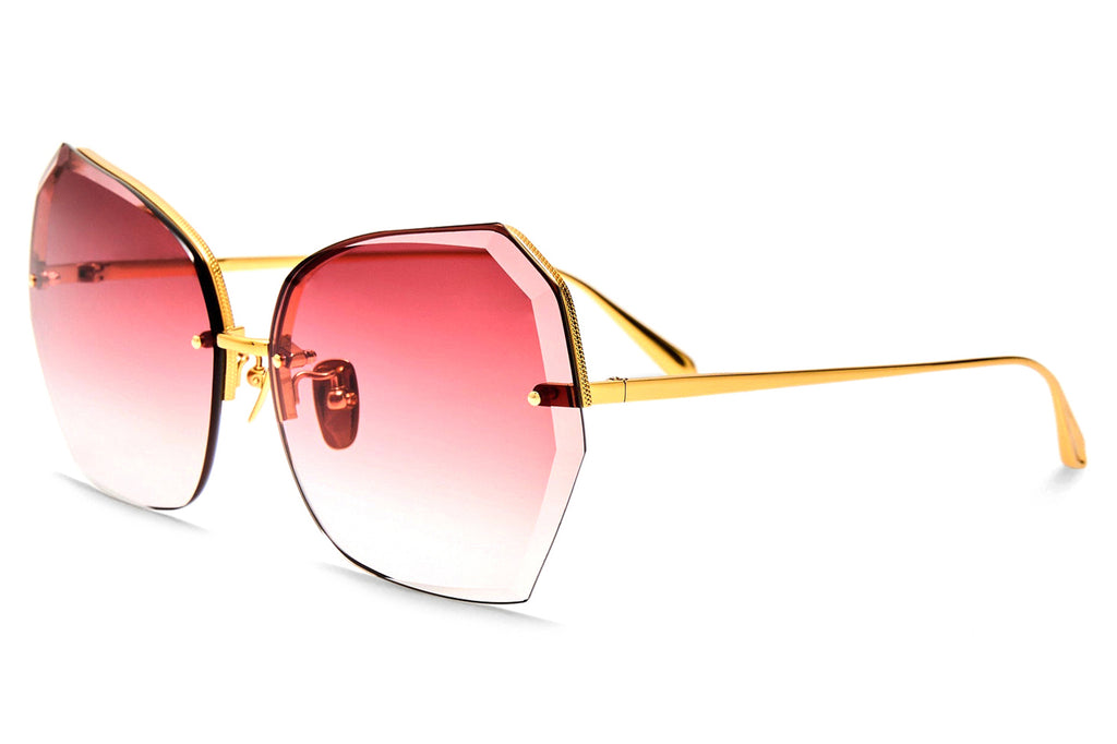 Linda Farrow - Lila Sunglasses Yellow Gold (C6)