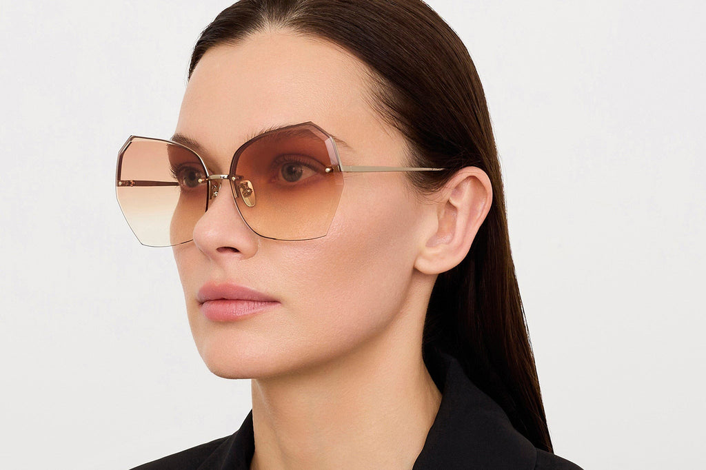 Linda Farrow - Lila Sunglasses Light Gold (C7)