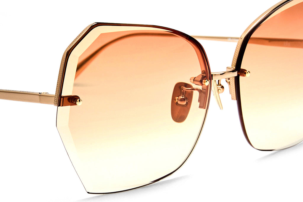 Linda Farrow - Lila Sunglasses Light Gold (C7)