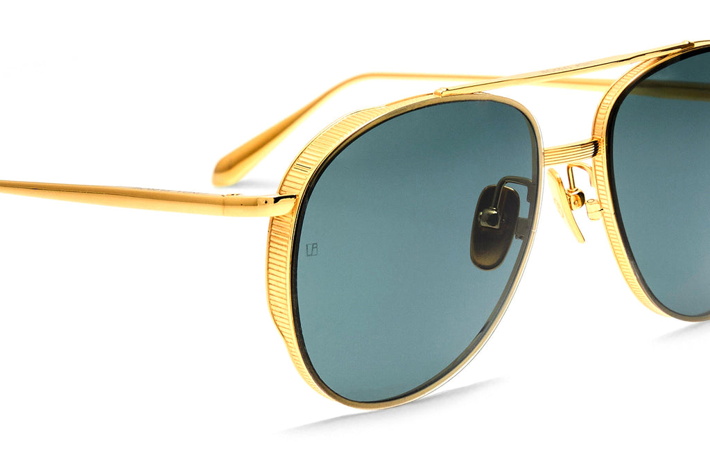 Linda Farrow - Meret Sunglasses Yellow Gold (C1)