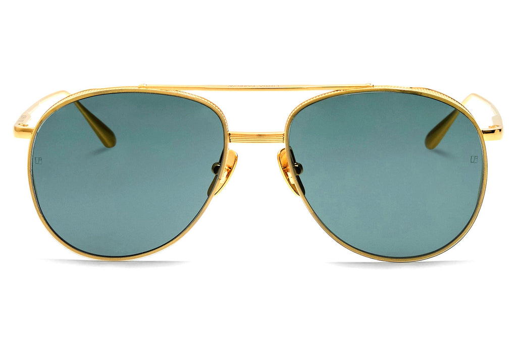 Linda Farrow - Meret Sunglasses Yellow Gold (C1)