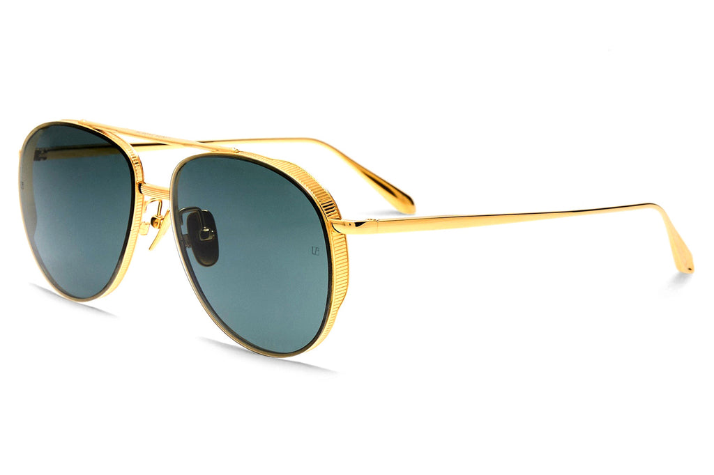 Linda Farrow - Meret Sunglasses Yellow Gold (C1)