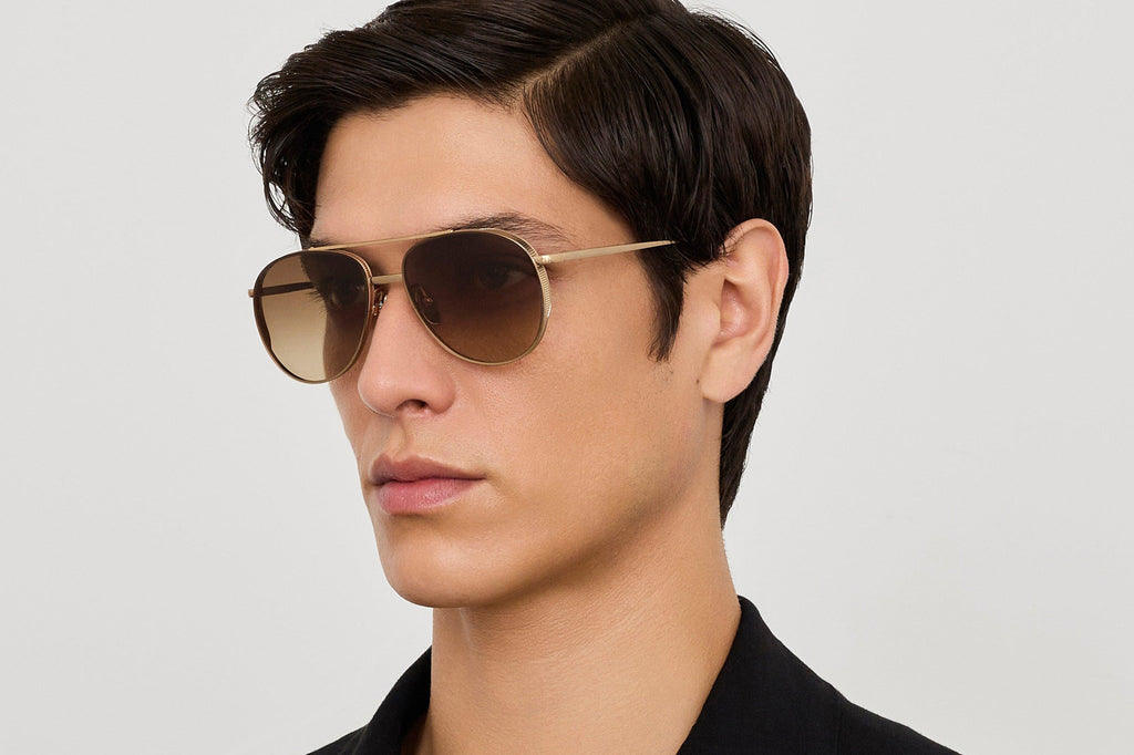 Linda Farrow - Meret Sunglasses Matte Champagne (C2)