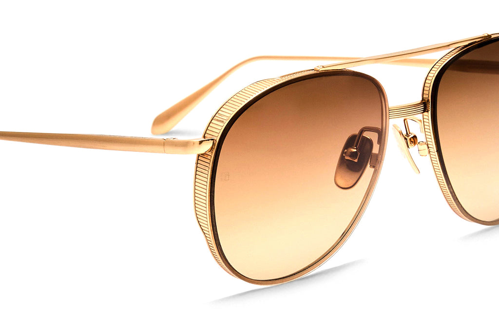 Linda Farrow - Meret Sunglasses Matte Champagne (C2)