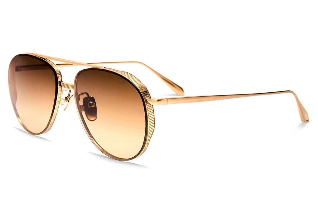 Linda Farrow - Meret Sunglasses Matte Champagne (C2)