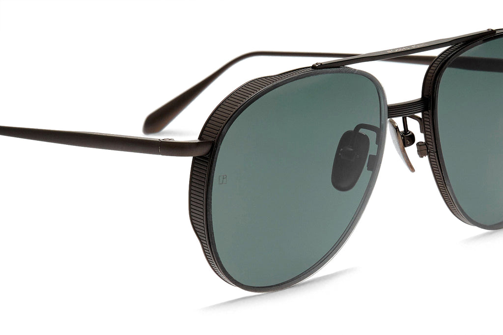 Linda Farrow - Meret Sunglasses Matte Nickel (C3)
