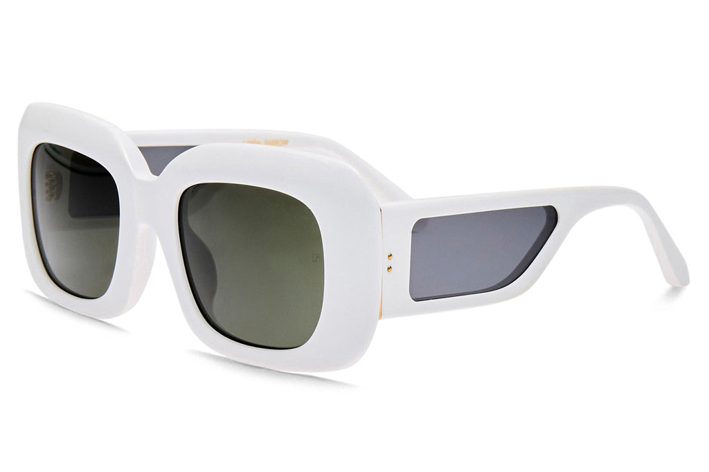 Linda Farrow - Emmy Sunglasses White (C2)