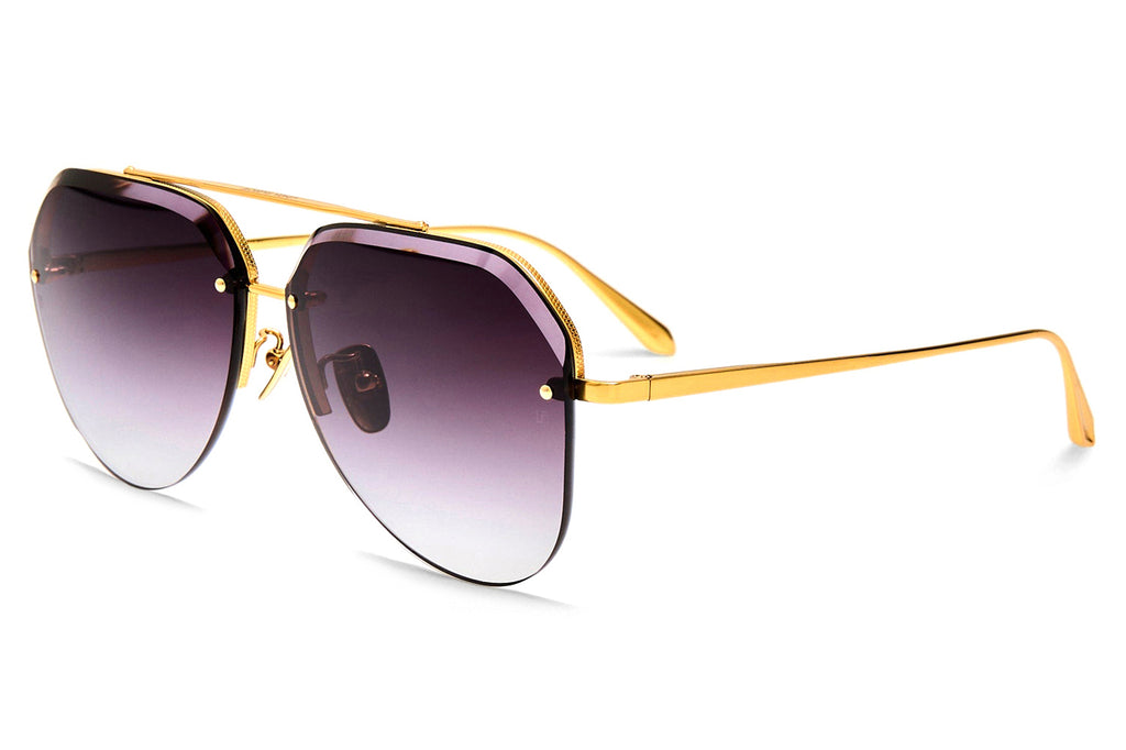 Linda Farrow - Quynh Sunglasses Yellow Gold (C1)