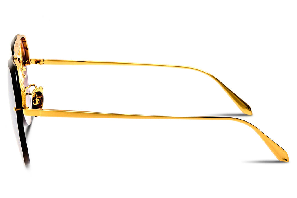 Linda Farrow - Quynh Sunglasses Yellow Gold (C1)