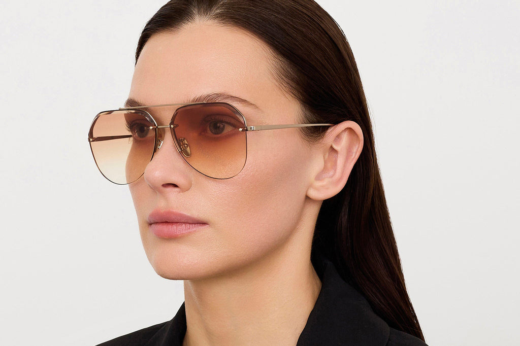 Linda Farrow - Quynh Sunglasses Light Gold (C3)