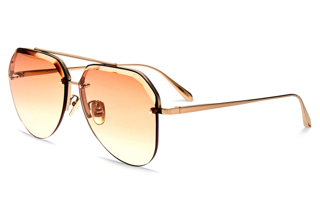 Linda Farrow - Quynh Sunglasses Light Gold (C3)