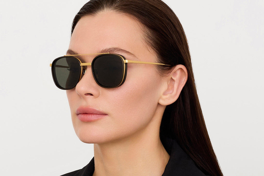 Linda Farrow - Varo Sunglasses Yellow Gold (C1)