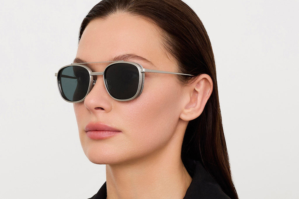 Linda Farrow - Varo Sunglasses White Gold (C2)