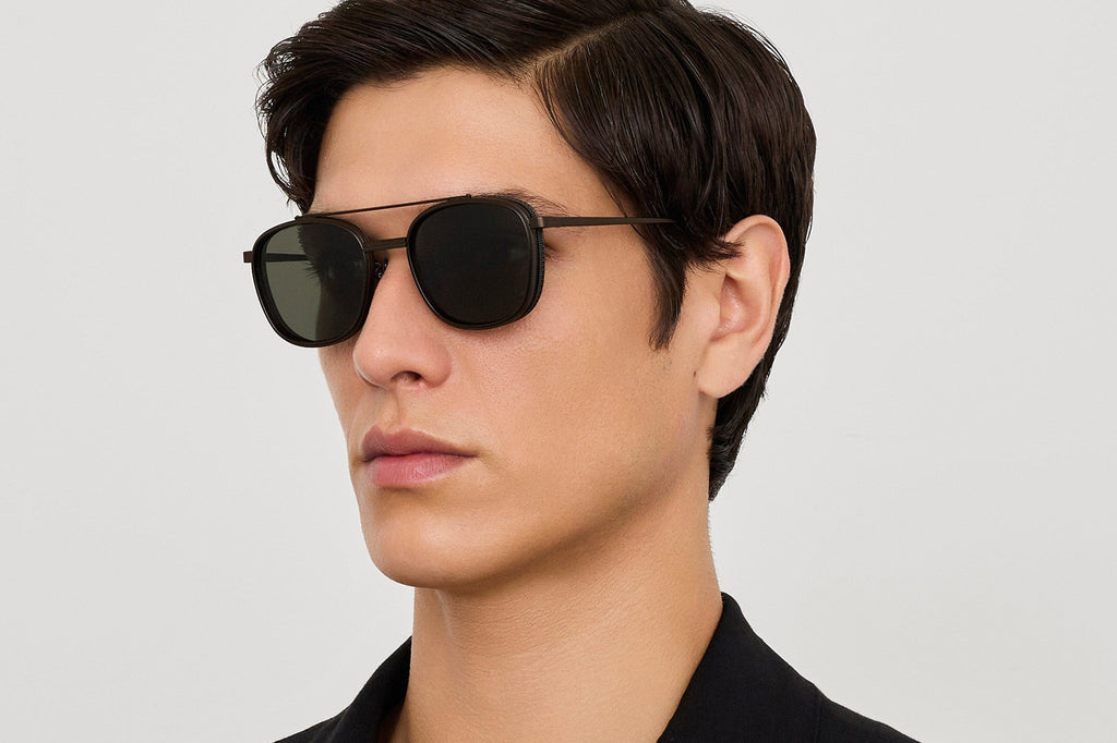 Linda Farrow - Varo Sunglasses Matte Nickel (C3)