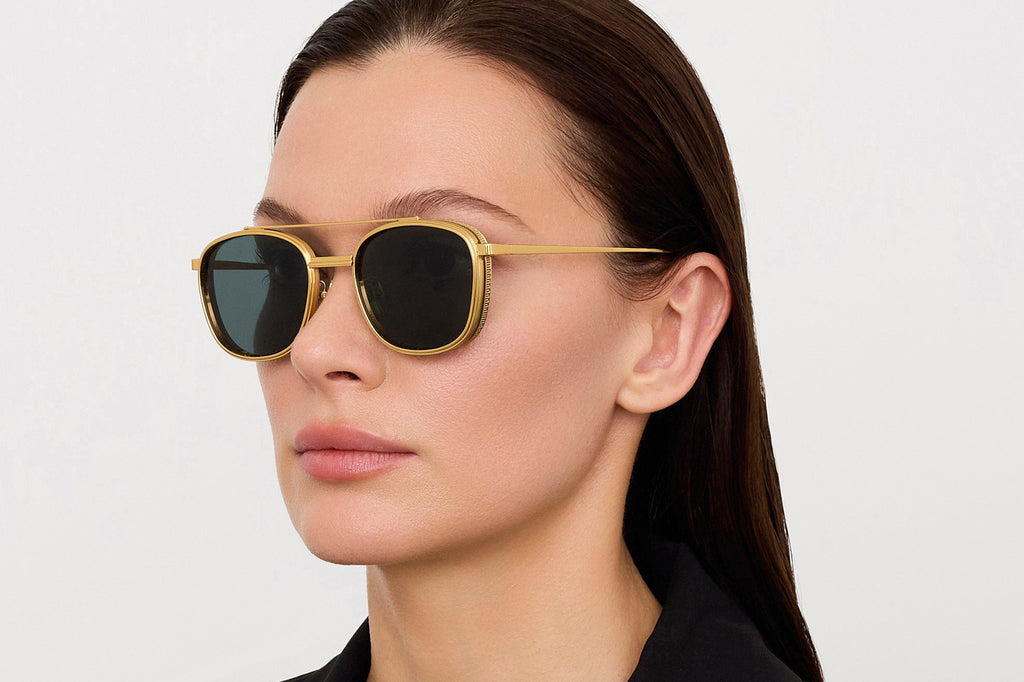 Linda Farrow - Varo Sunglasses Yellow Gold (C4)
