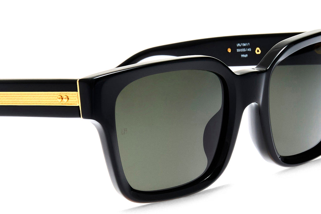 Linda Farrow - Nathan Sunglasses Black/Yellow Gold (C1)