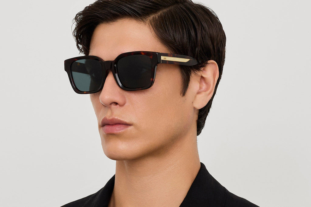 Linda Farrow - Nathan Sunglasses Dark Tortoiseshell/Light Gold (C2)