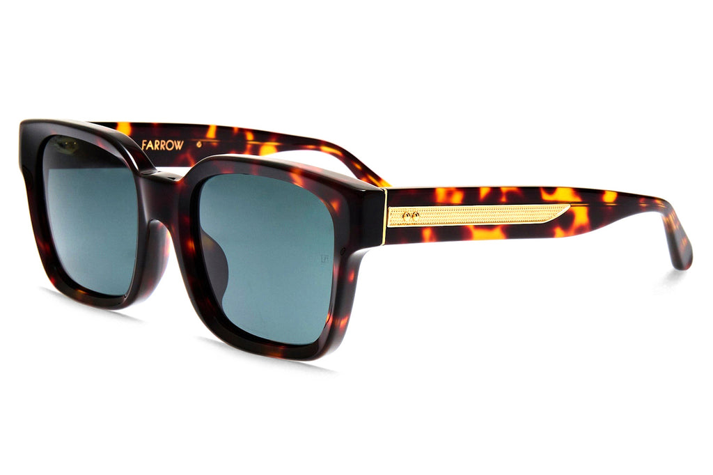 Linda Farrow - Nathan Sunglasses Dark Tortoiseshell/Light Gold (C2)