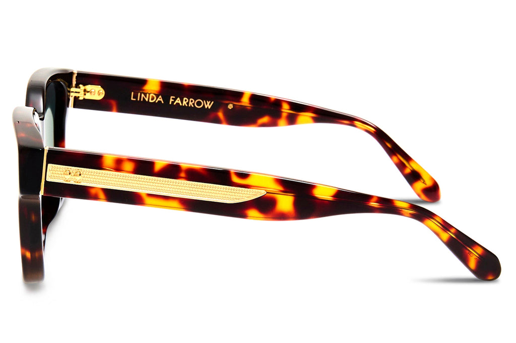 Linda Farrow - Nathan Sunglasses Dark Tortoiseshell/Light Gold (C2)