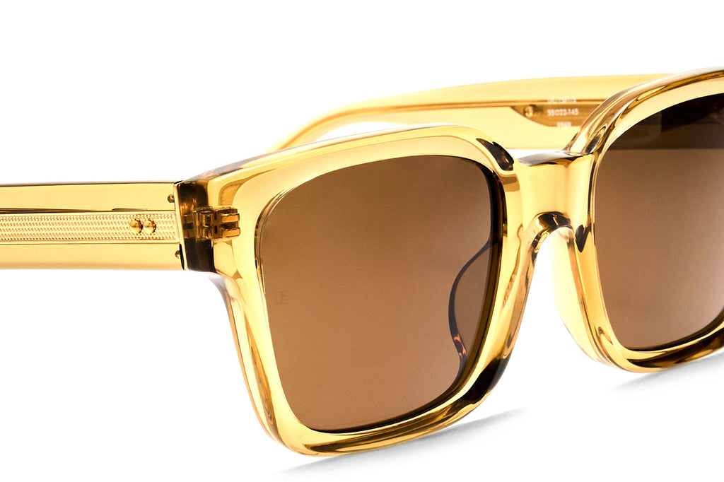 Linda Farrow - Nathan Sunglasses Khaki/Light Gold (C3)