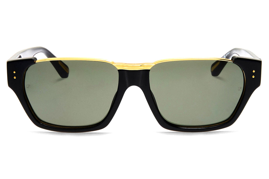 Linda Farrow - Marcel Sunglasses Black/Yellow Gold (C1)