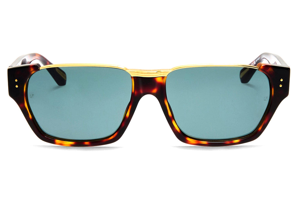 Linda Farrow - Marcel Sunglasses Dark Tortoiseshell/Light Gold (C2)